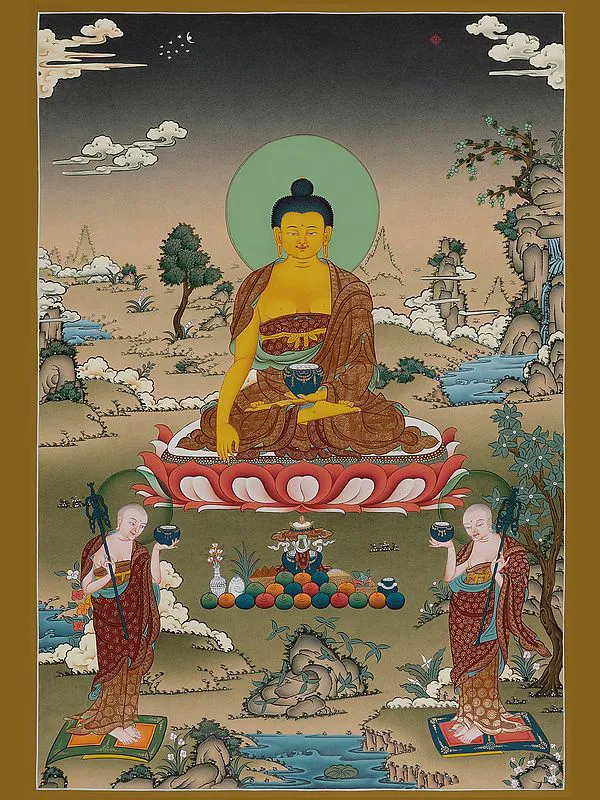Amitabha Buddha Thangka (Broca
