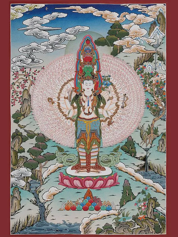 Avalokiteshvara Thangka Painti