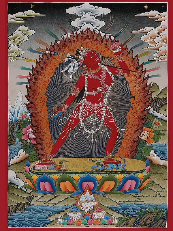 Vajra Yogini Thangka Painting 