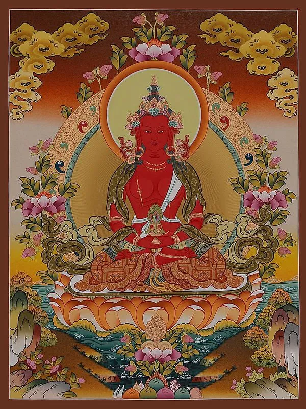 Dhyana Mudra Buddha Thangka Pa