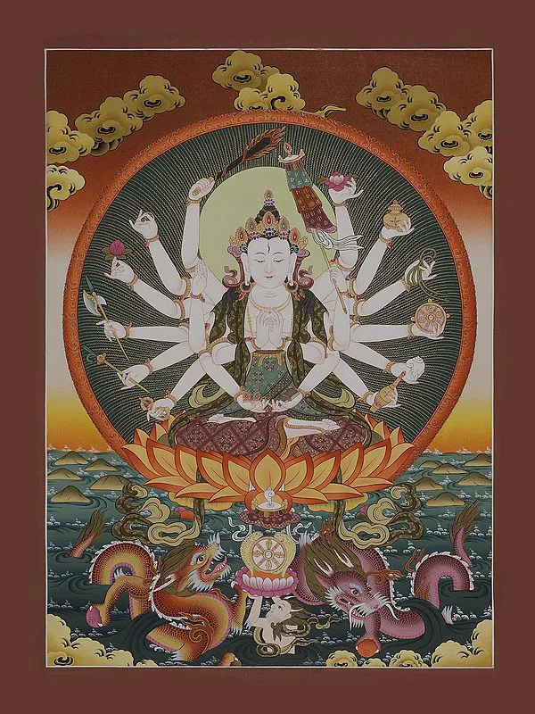 Chandi Thangka (Brocadeless Th