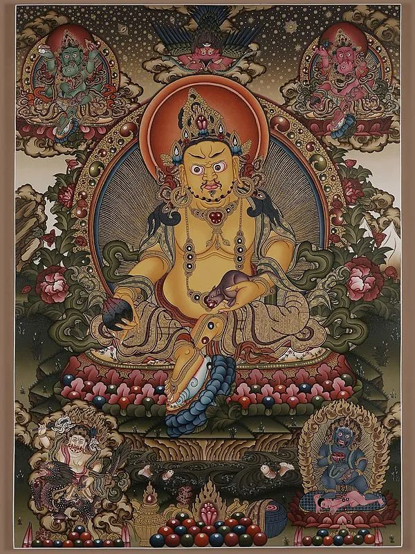 Buddhist God of Wealth - Panch