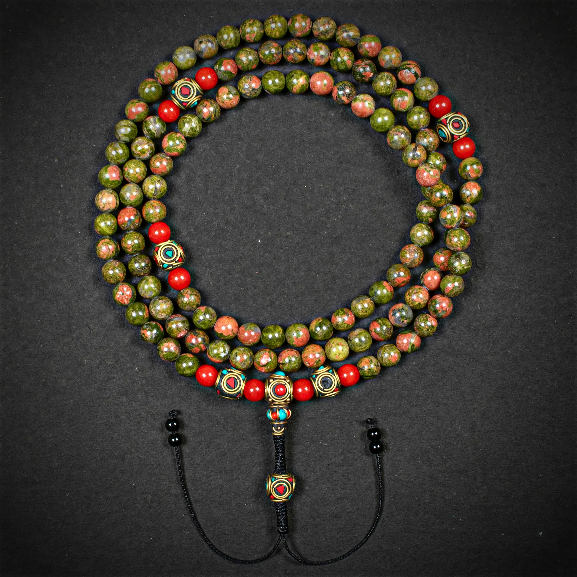 Unakite Vision Mala
