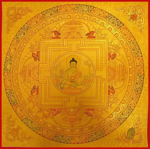 Medicine Buddha mandala (Broca