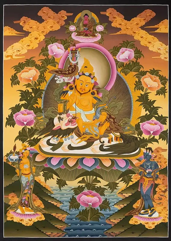 Namtose Buddha Thangka (Brocad