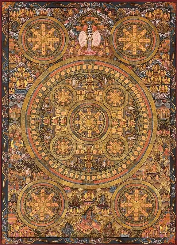 Five Mandalas (Brocadeless Tha