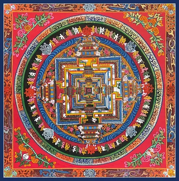 Kalachakra Mandala with Border