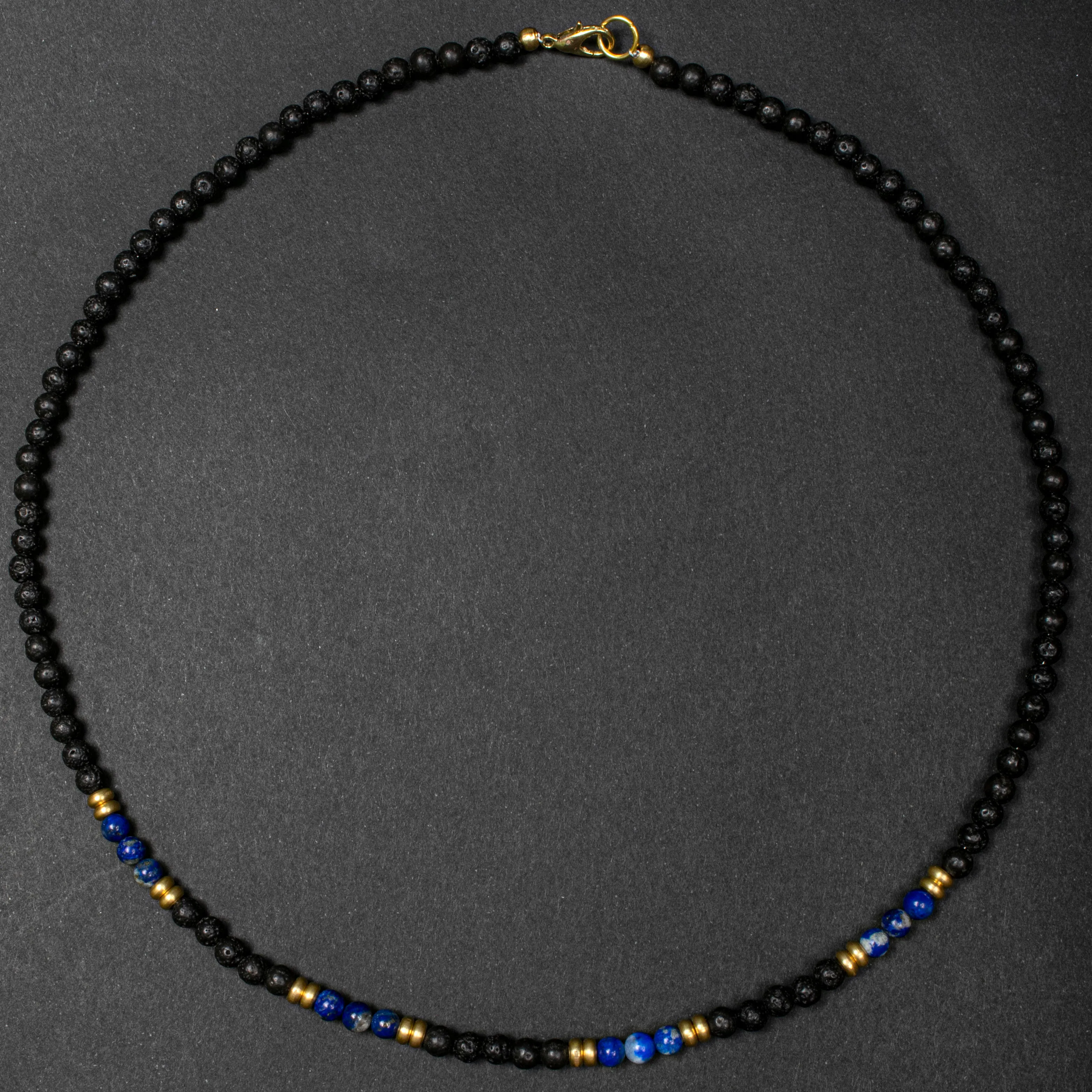 Lava and Lapis Short Mala