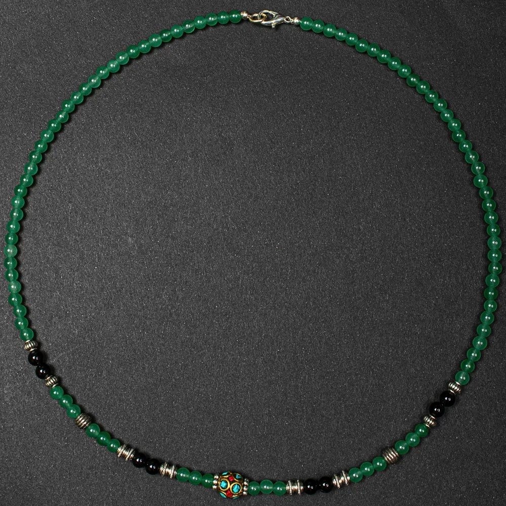Aventurine with Onyx Short Mal
