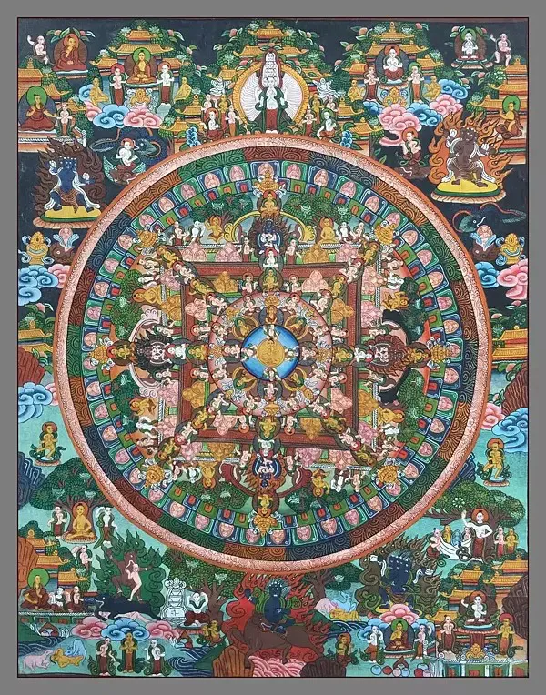 Mandala Thangka (Brocadeless T