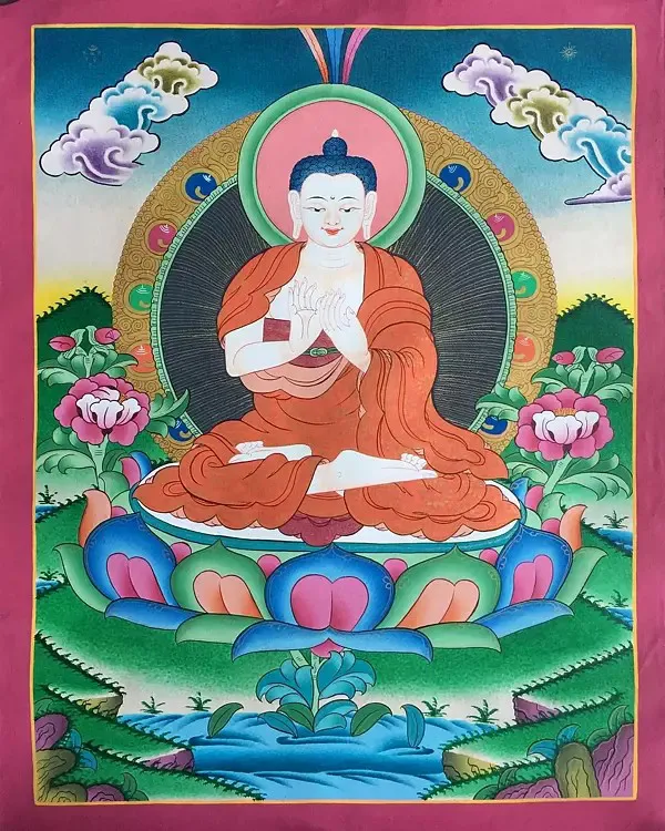 Vairocana Buddha Thangka (Broc