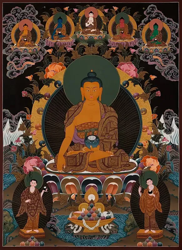 Shakyamuni Buddha Thangka (Bro