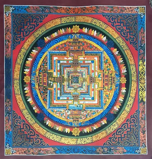 Kalachakra Mandala Thangka (Br