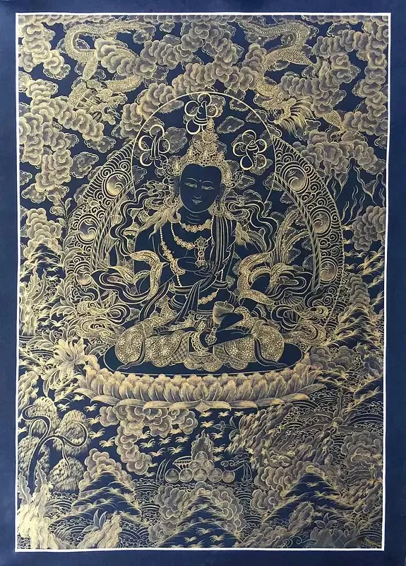 Vajrasattva Kalo Sunaulo (Gold