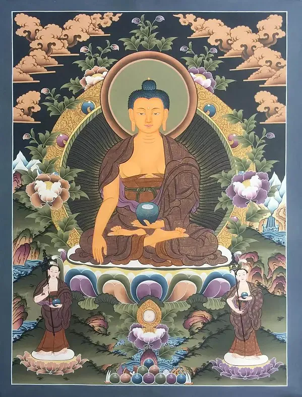 Shakyamuni Buddha Thangka (Bro