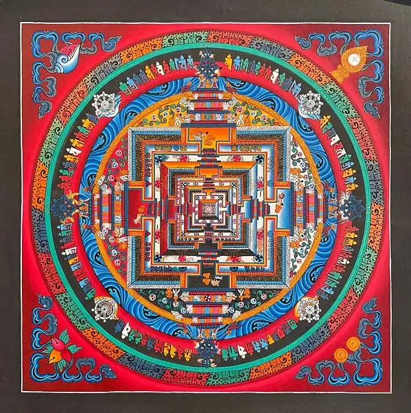 Kalchakra Mandala Thangka (Bro