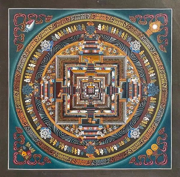 Kalachakra Mandala Thangka (Br
