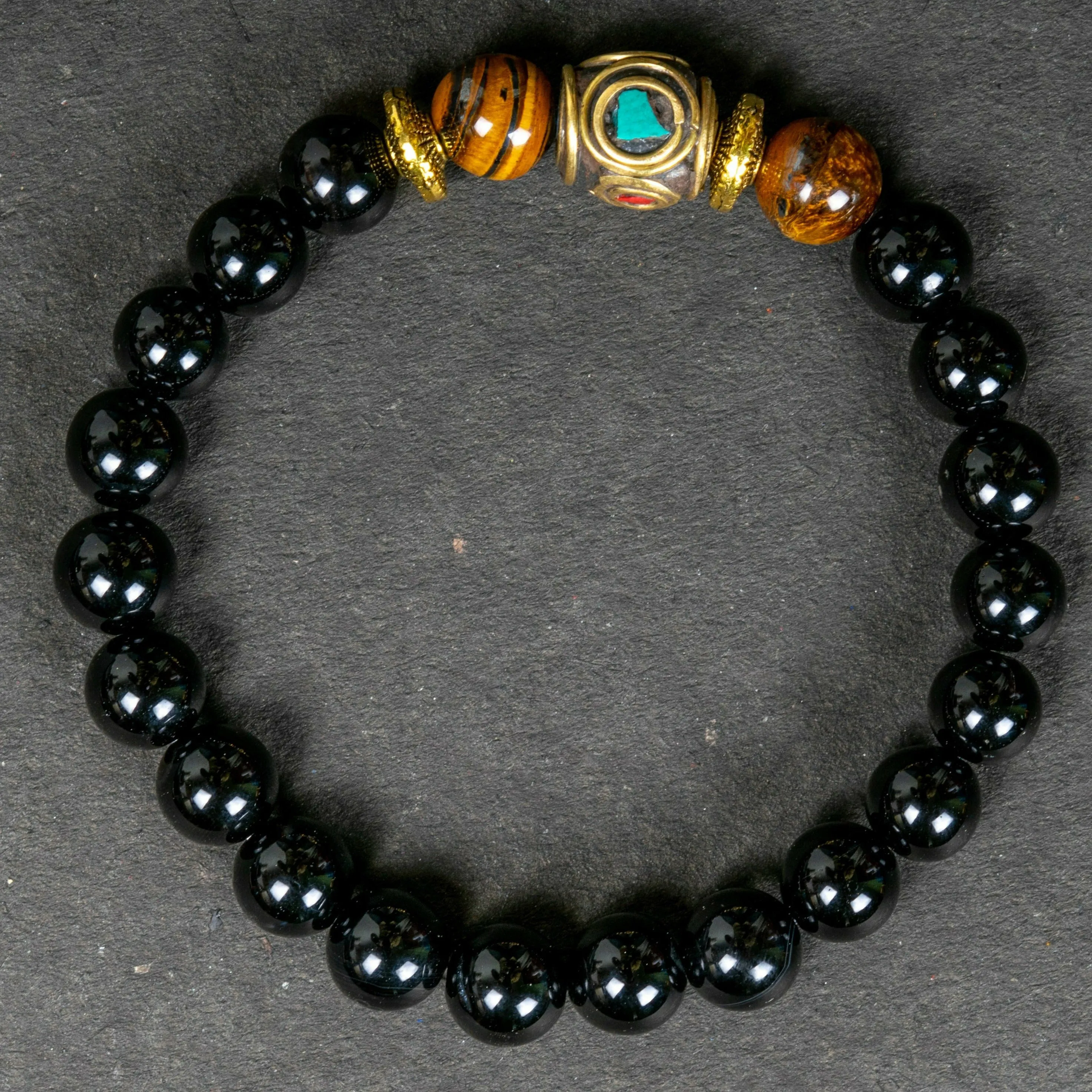 Onyx with Tiger Eye Divider Br