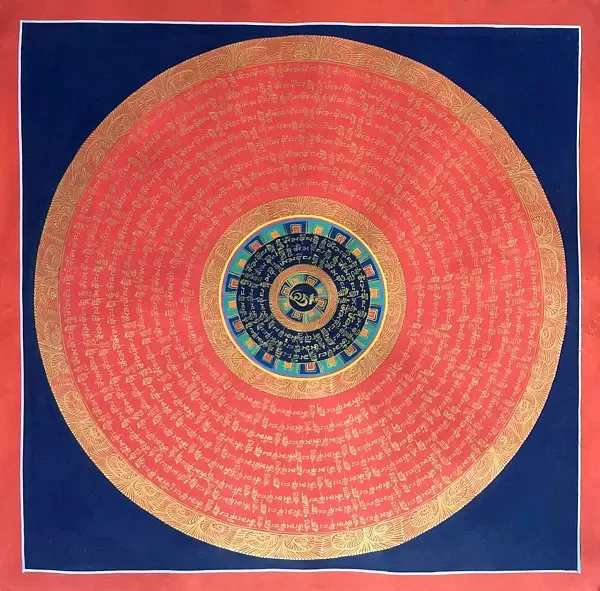 Mantra Mandala Thangka (Brocad