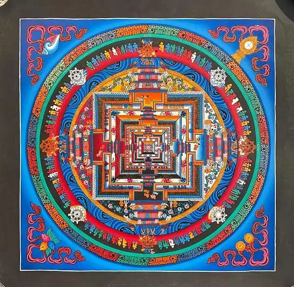 Kalchakra Mandala Thangka (Bro