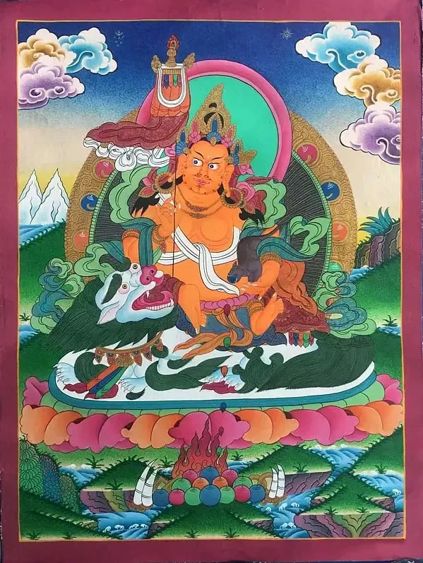 Namtose Buddha Thangka (Brocad