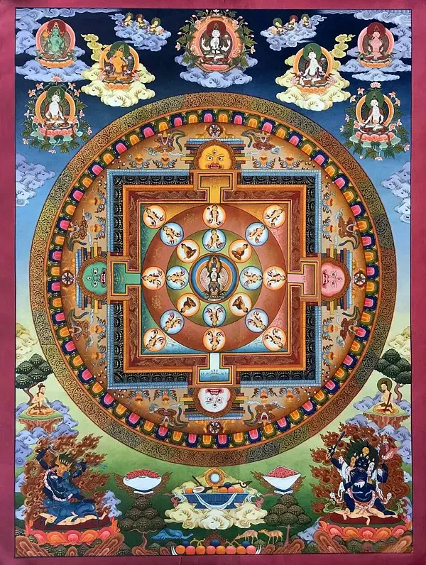 Lokeshvara Mandala Thangka (Br