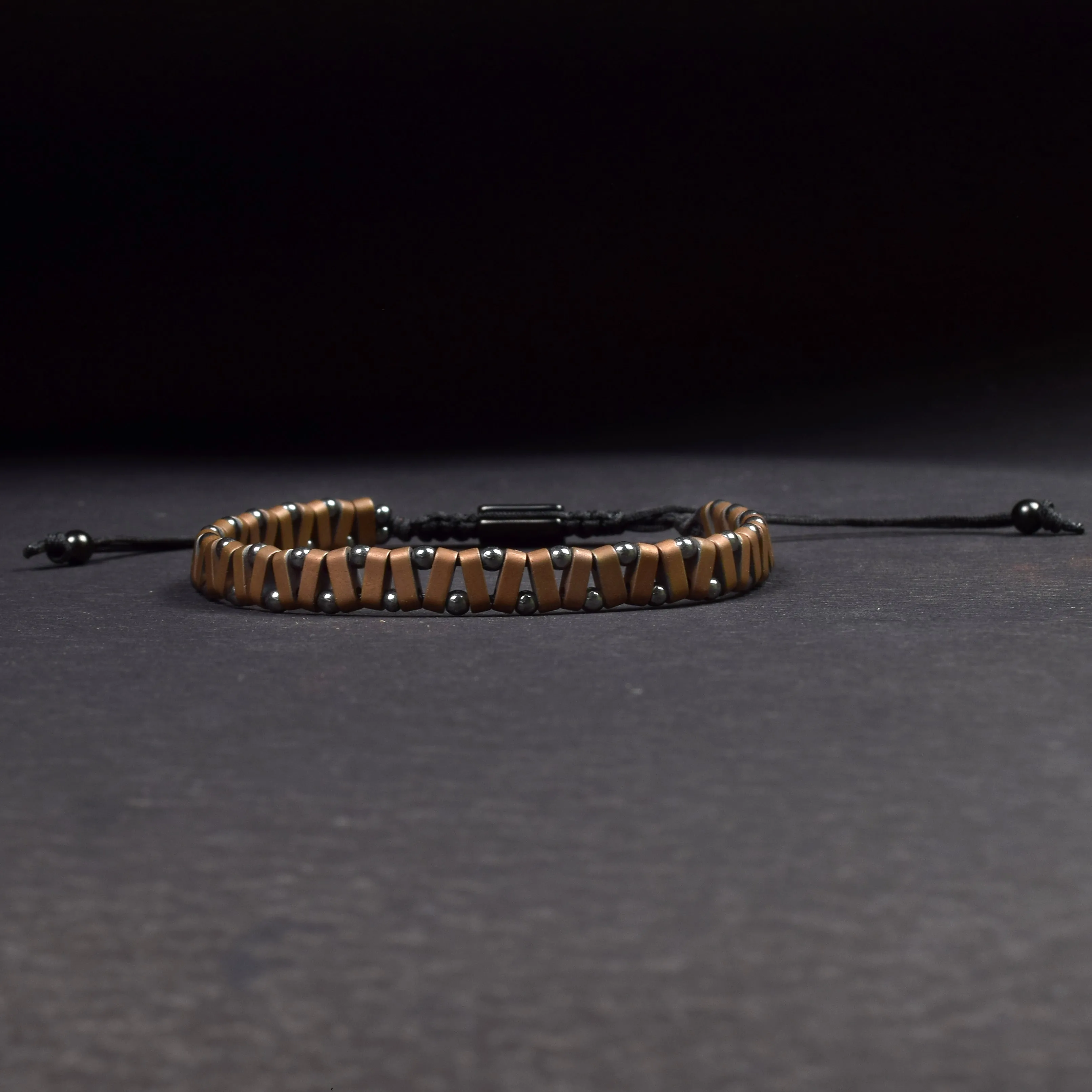 Hematite Elemental Flow Bracel