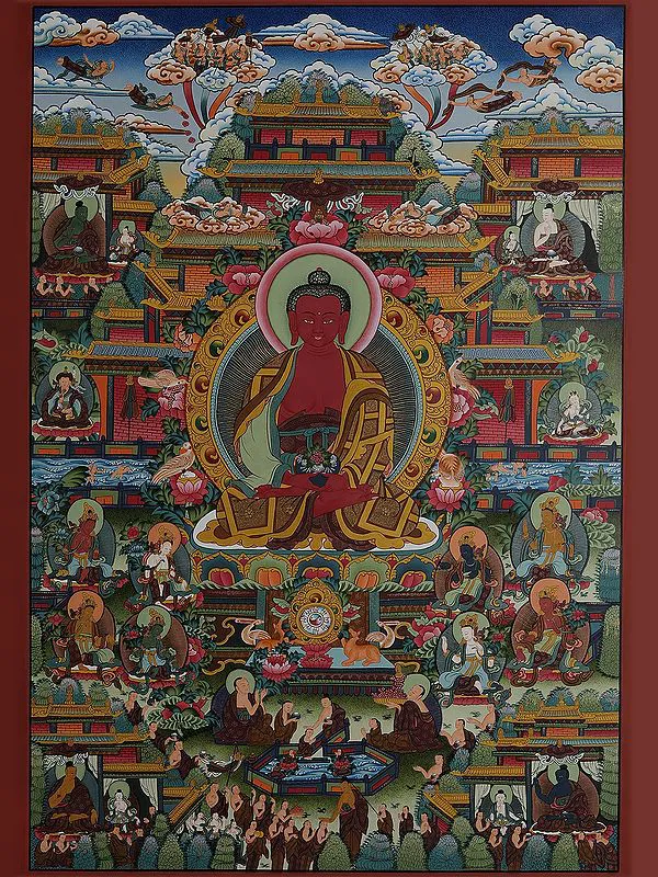 Amitabha Buddha Darbar (Brocad